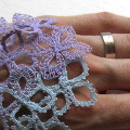Poročna zapestnica-rokavička hortenzija