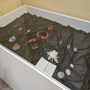 Lace jewelry exhibition Girona Biennial