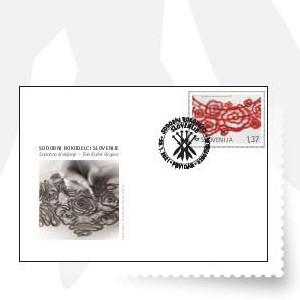 Bilten Pošte Slovenije 134 o znamki sodobno klekljanje